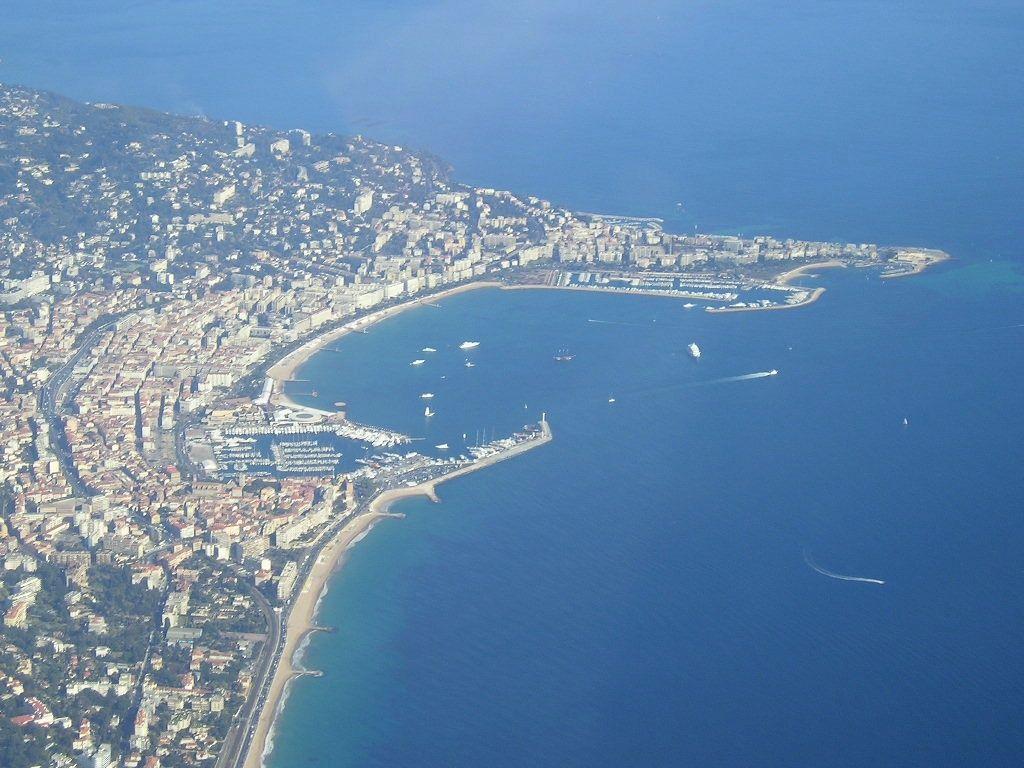 Cannes view from above desktop wallpaper, pictures Cannes view from