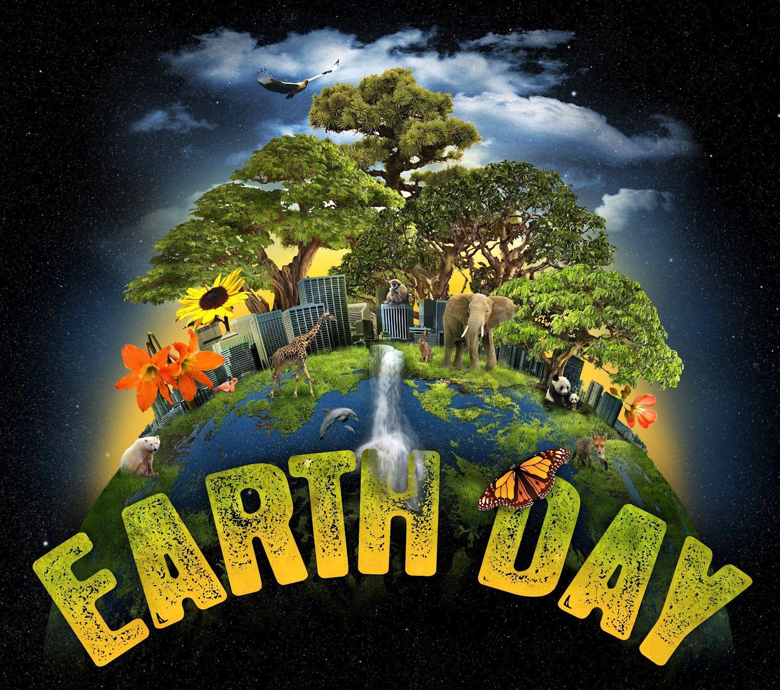 Happy Earth Day Hd Graphic Animated Backgrounds Wallpapers