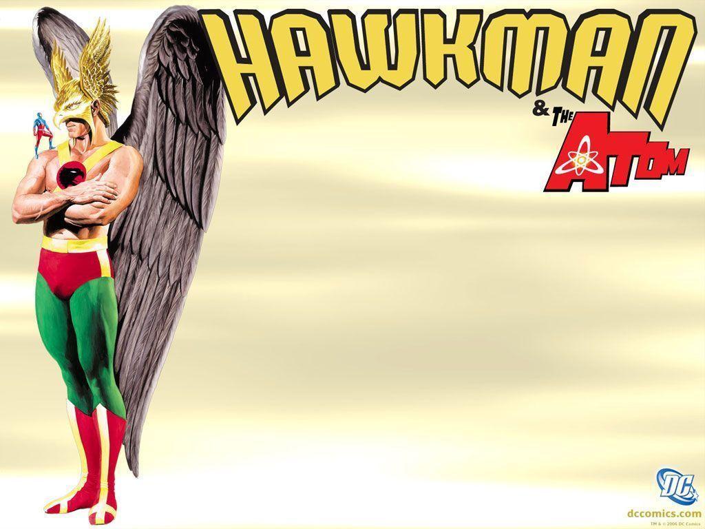 Hawkman & the Atom wallpaper//DC/Alex Ross/ Comic Art Community