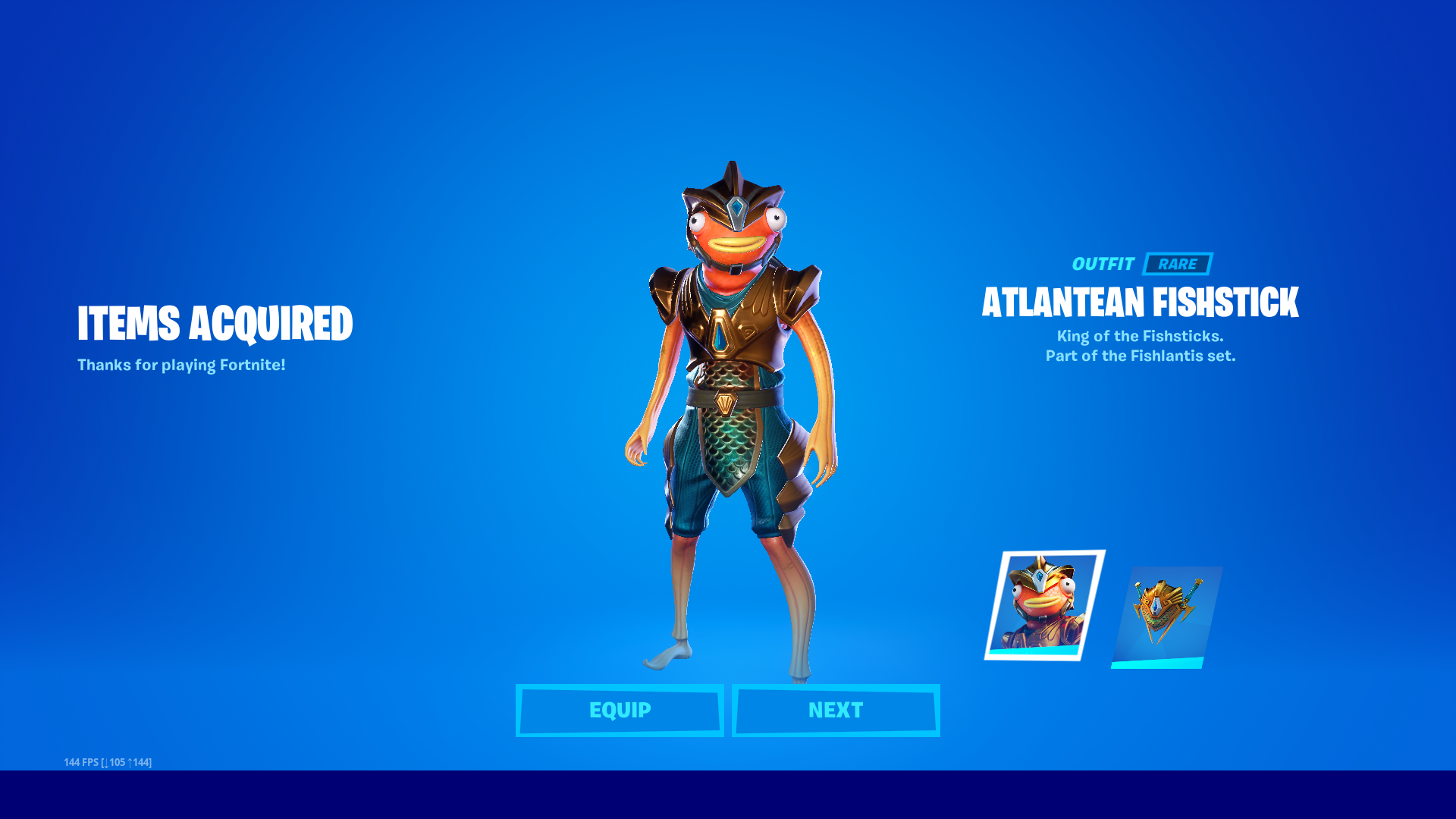 Atlantean Fishstick Fortnite wallpapers