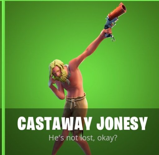 Castaway Jonesy Fortnite wallpapers