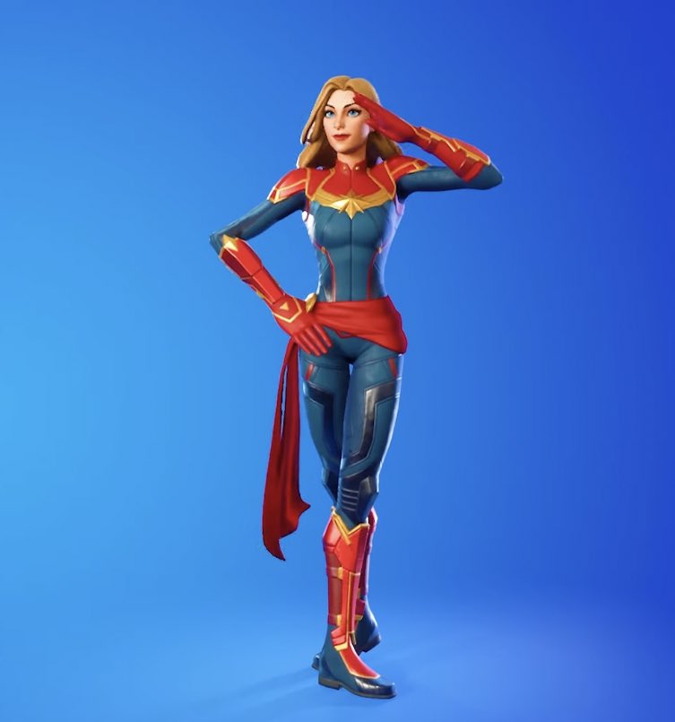 Captain Marvel Fortnite wallpapers