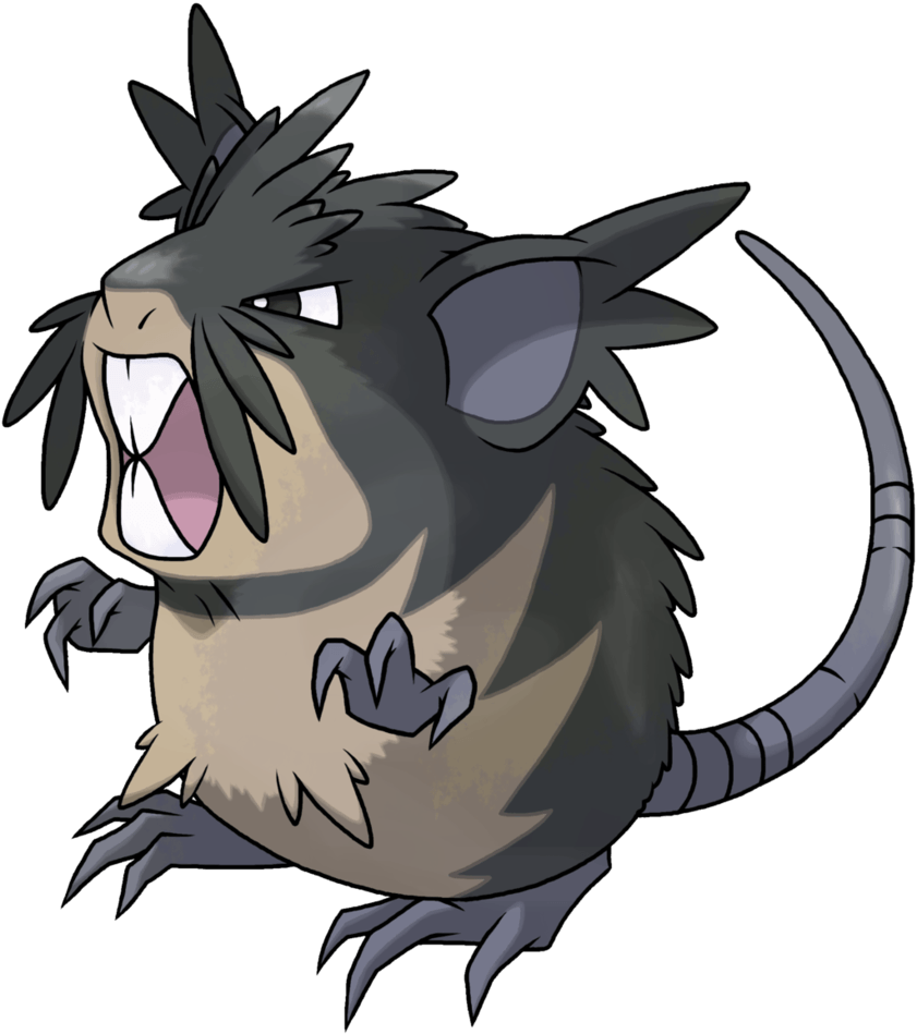 Raticate Alola Form by Maniraptavia