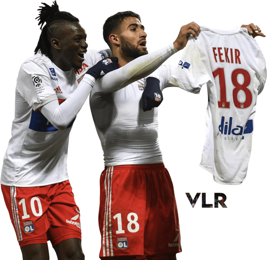 Bertrand Traore and Nabil Fekir by ViveLesRendersFR