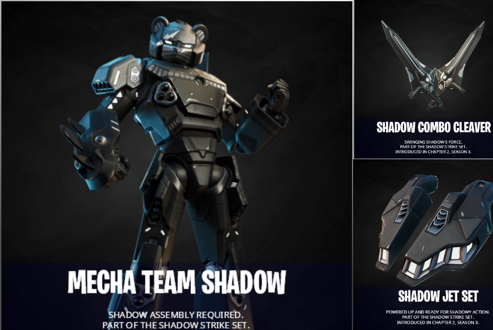 Mecha Team Shadow Fortnite wallpapers