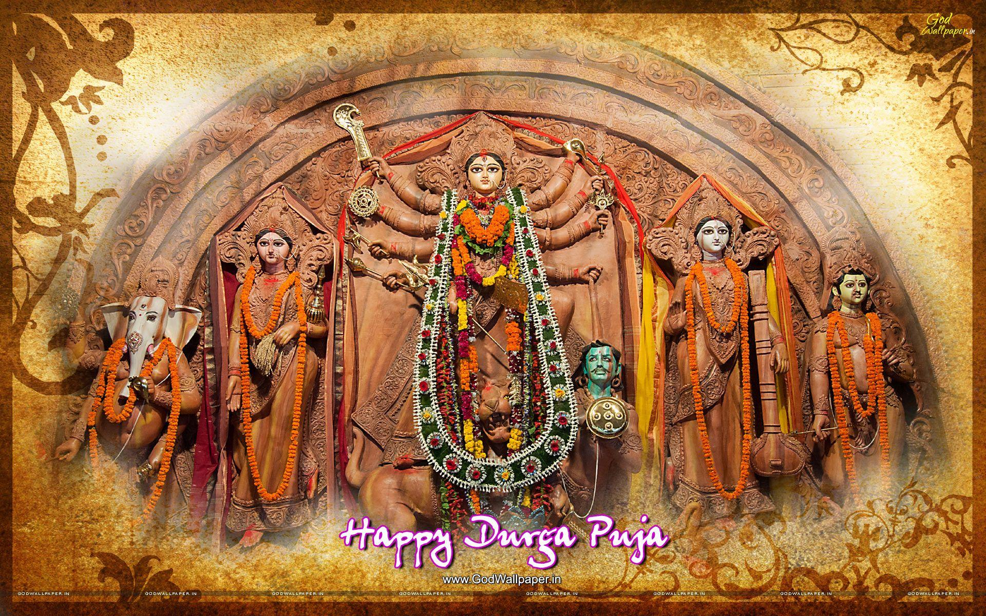 Durga Puja HD Wallpapers for Desktop & Facebook