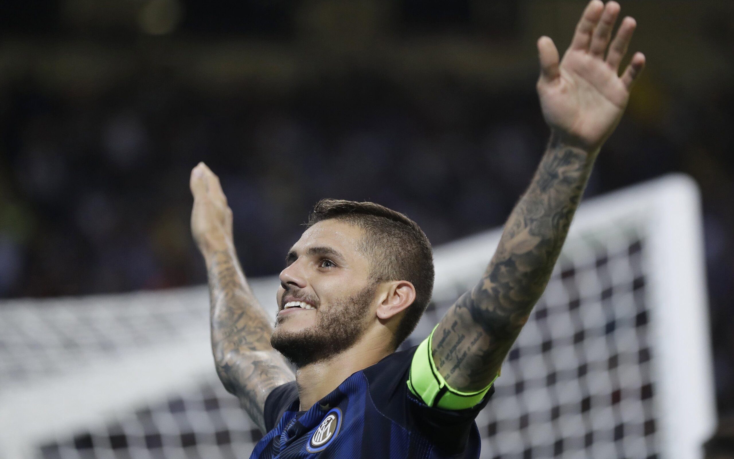 Download 4k wallpapers Internazionale, Mauro Icardi, match, Seria