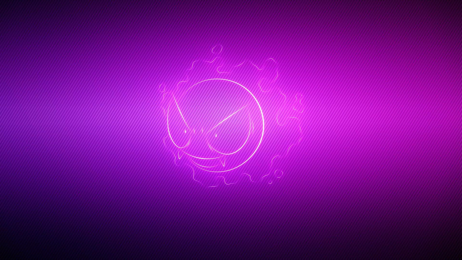 Gastly Pokemon Purple Light HD Wallpapers