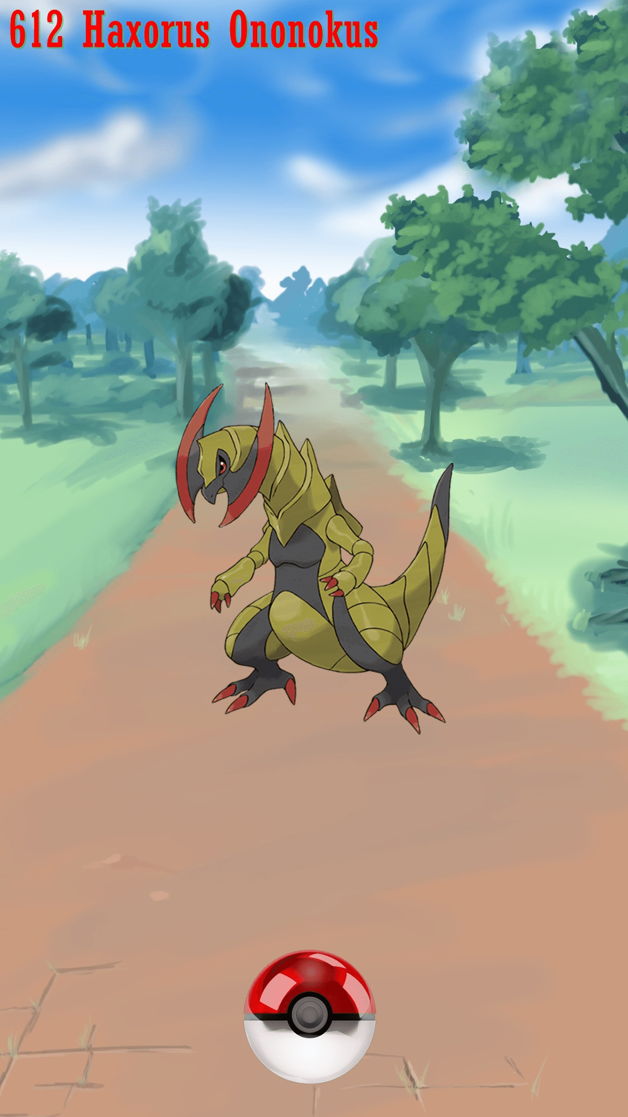 612 Street Pokeball Haxorus Ononokus