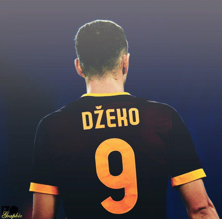 Edin Dzeko As Roma Effect ! by izographic