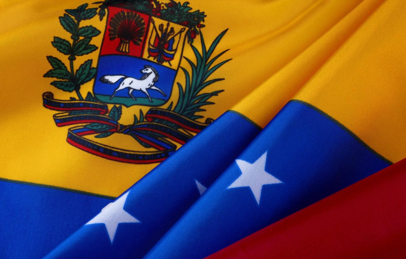 Wallpapers stars, flag, coat of arms, stars, Venezuela, fon, flag