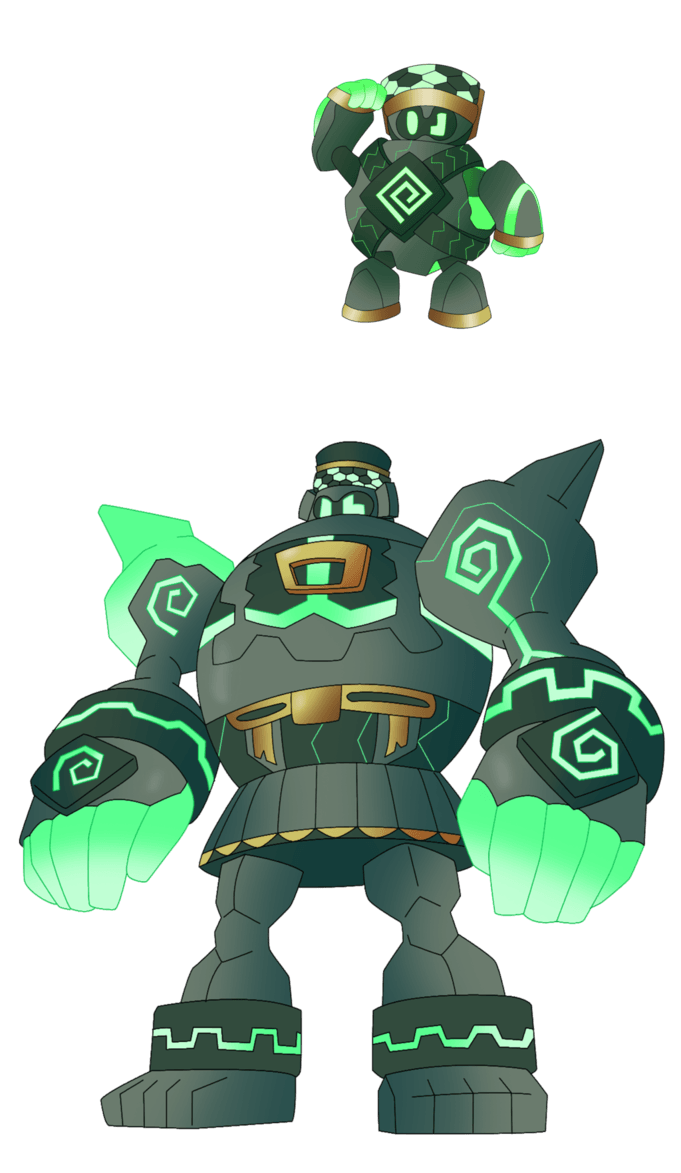 Xicome Shiny Golett Golurk by That