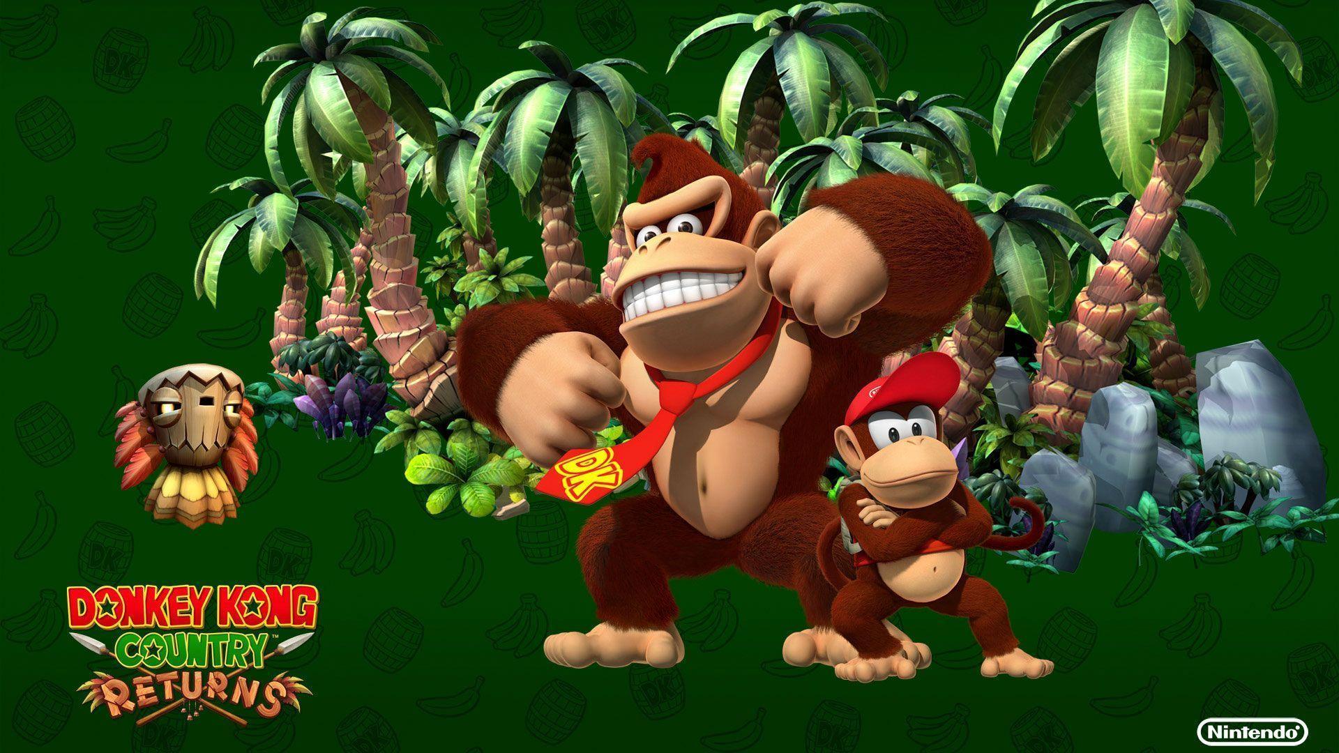 Donkey Kong Country Returns Full HD Dekstop Wa Wallpapers