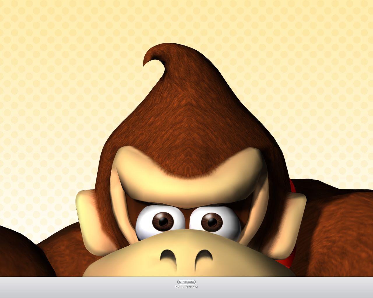 Donkey Kong Wallpapers Sticker, Gamer Decal, Gamer Sticker, Video