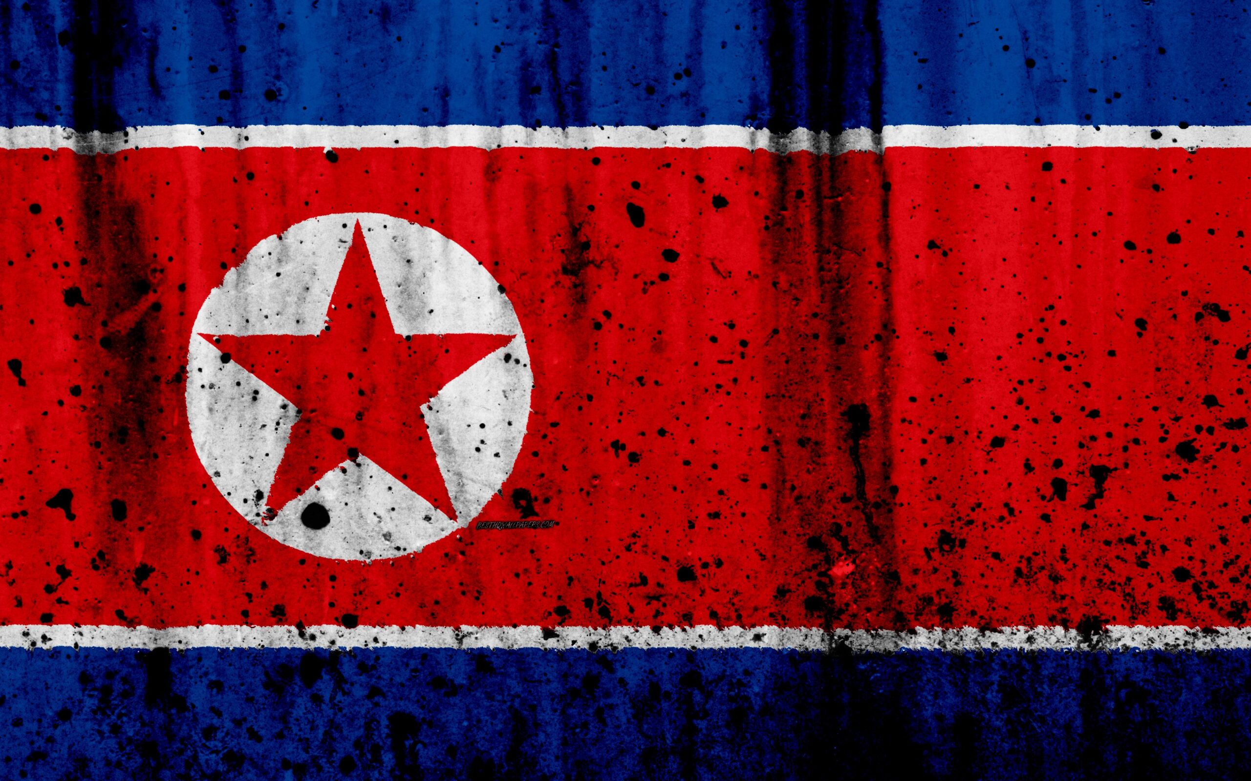 Download wallpapers North Korea flag, DPRK flag, 4k, grunge, flag of