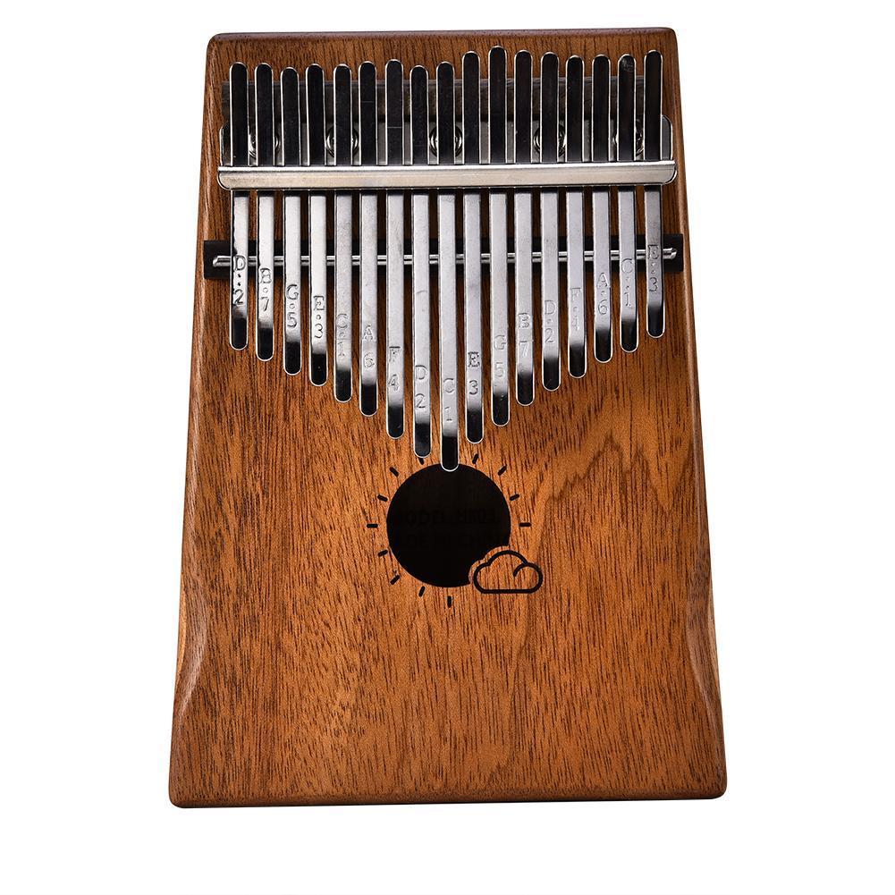 17 Key Kalimba Mbira Calimba African Solid Mahogany Thumb Piano