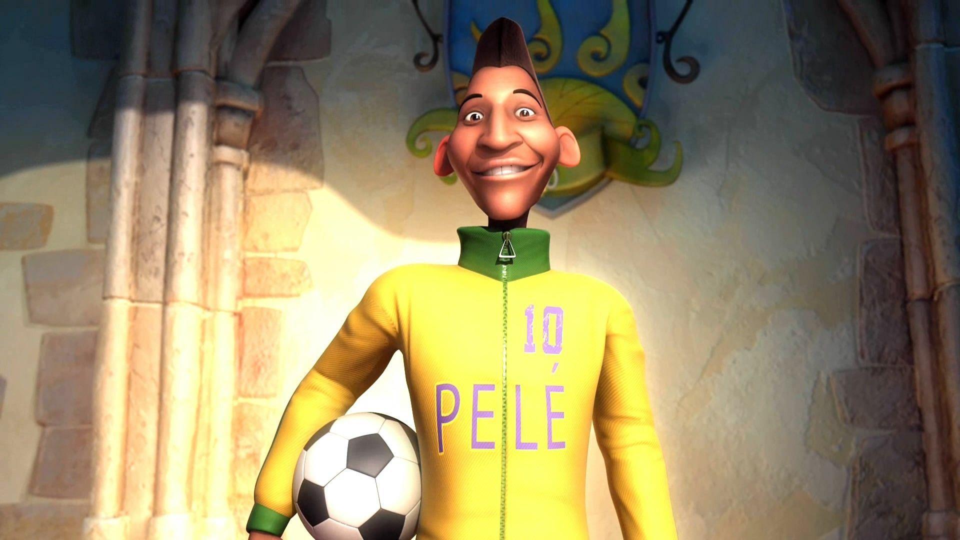 Pele Cartoon