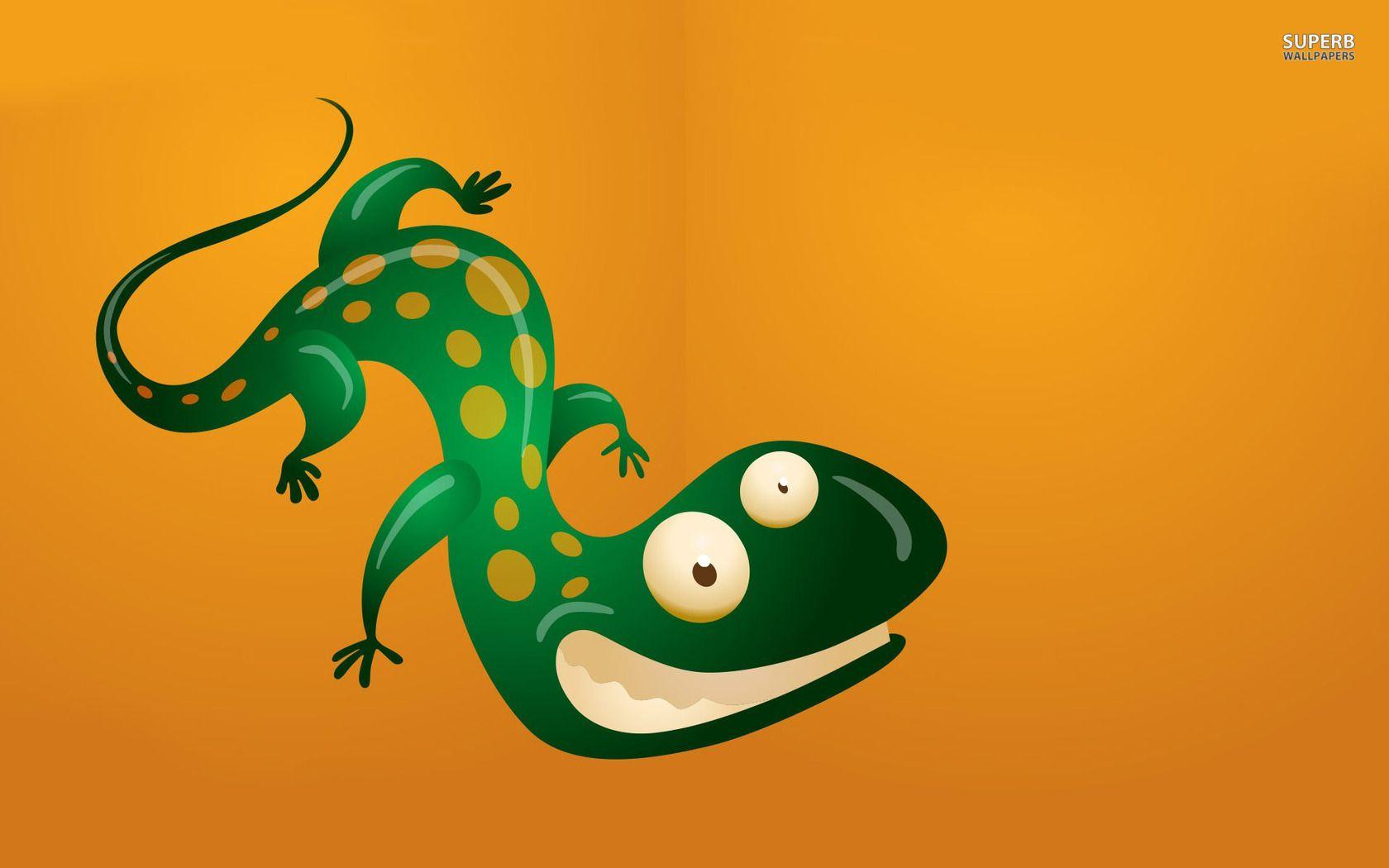 Grinning lizard wallpapers