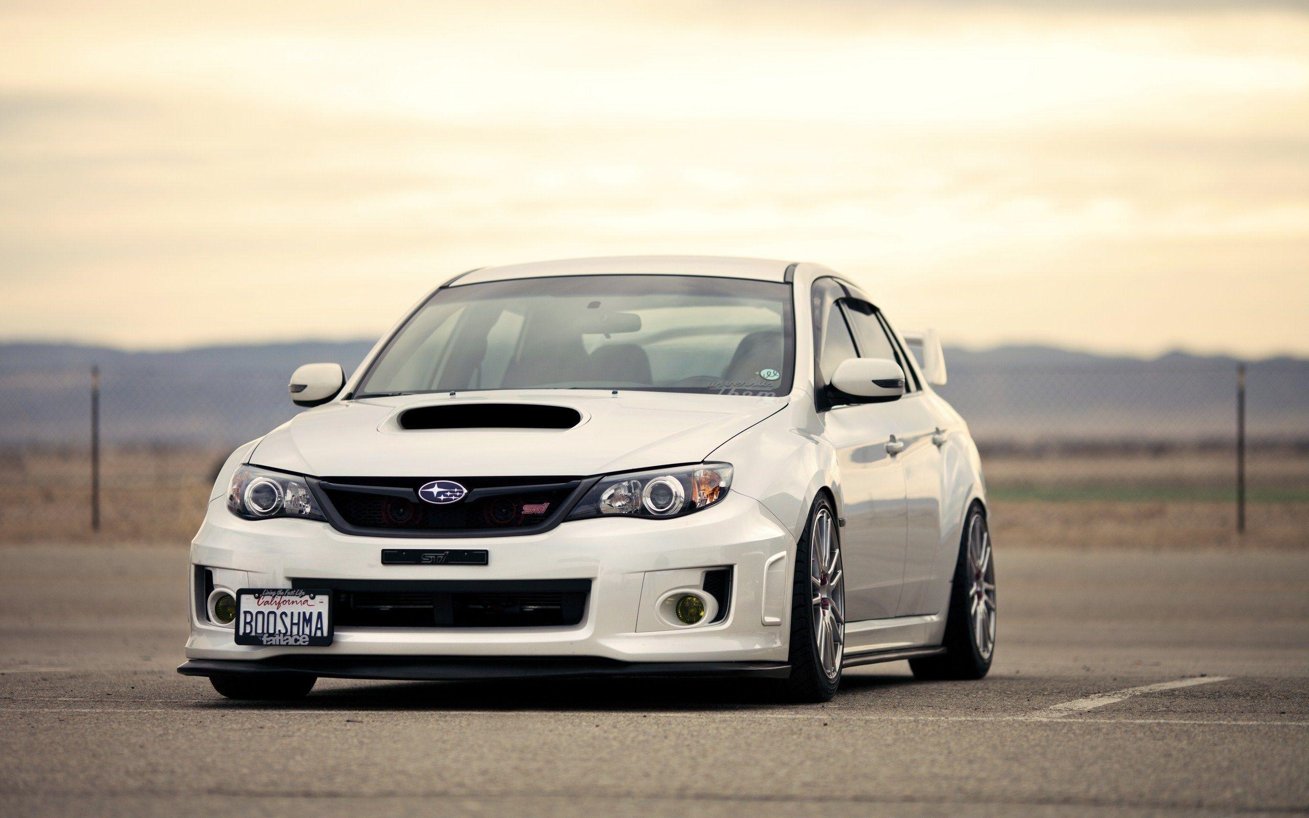 Subaru Impreza WRX STI Large Parking California Plate HD Wallpapers