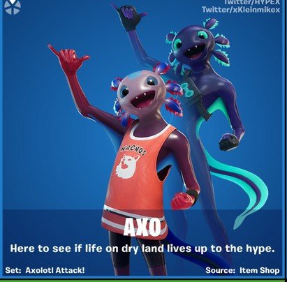 Axo Fortnite wallpapers