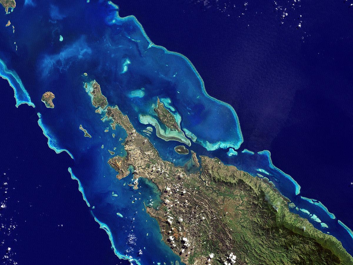 New Caledonian barrier reef