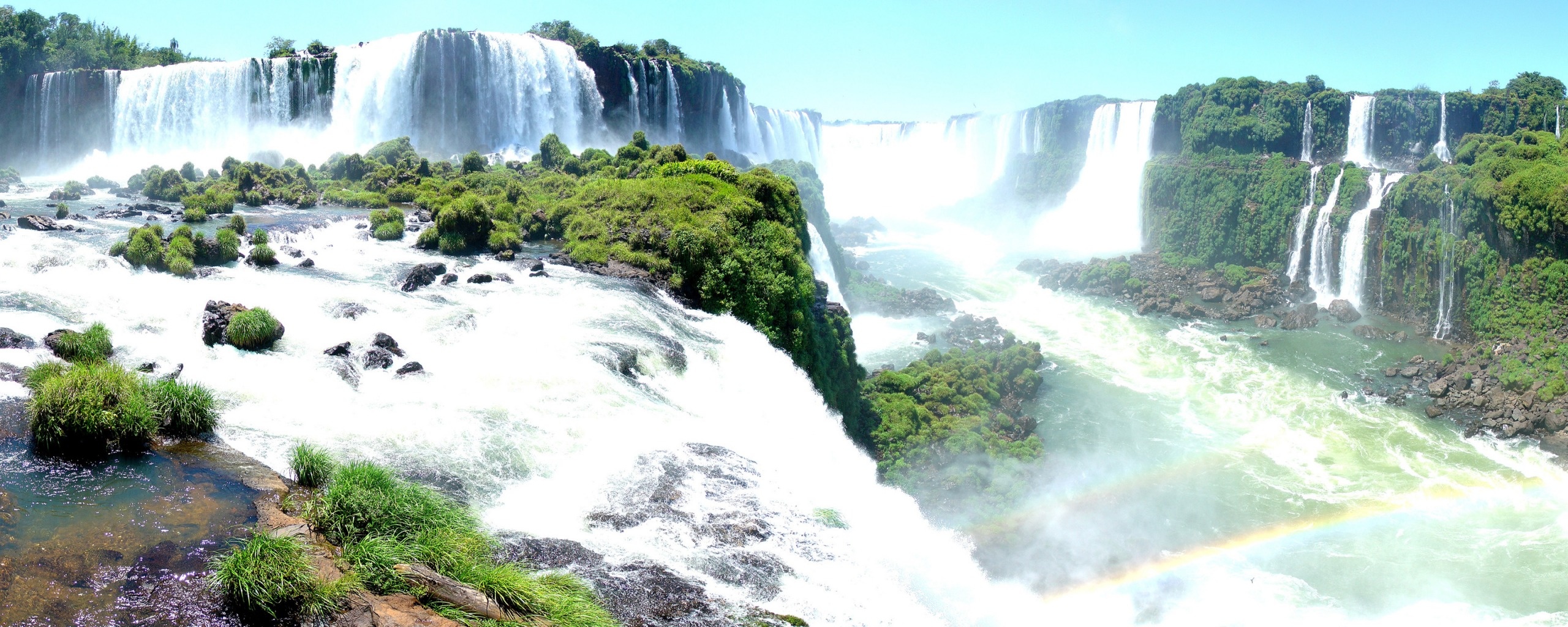 Iguassu Falls Panorama Dual Monitor Wallpapers in format for