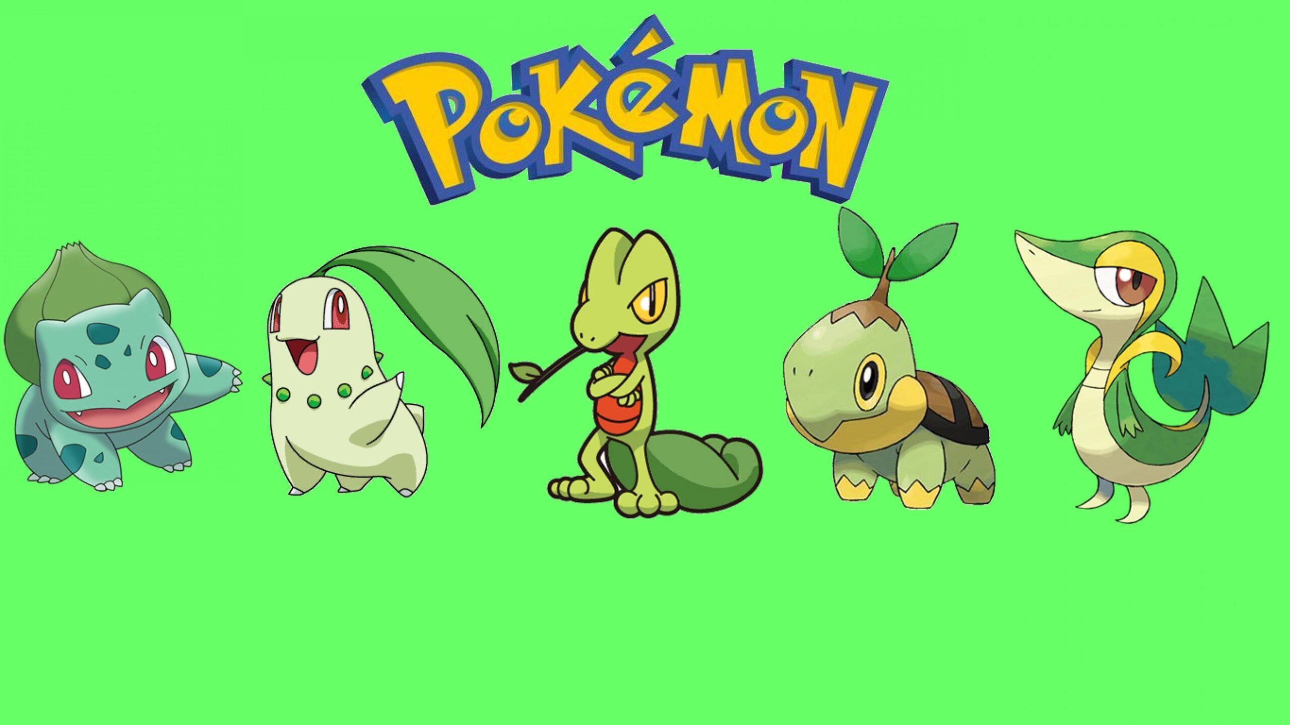 pokemon bulbasaur treecko snivy chikorita turtwig