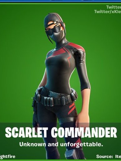 Scarlet Commander Fortnite wallpapers