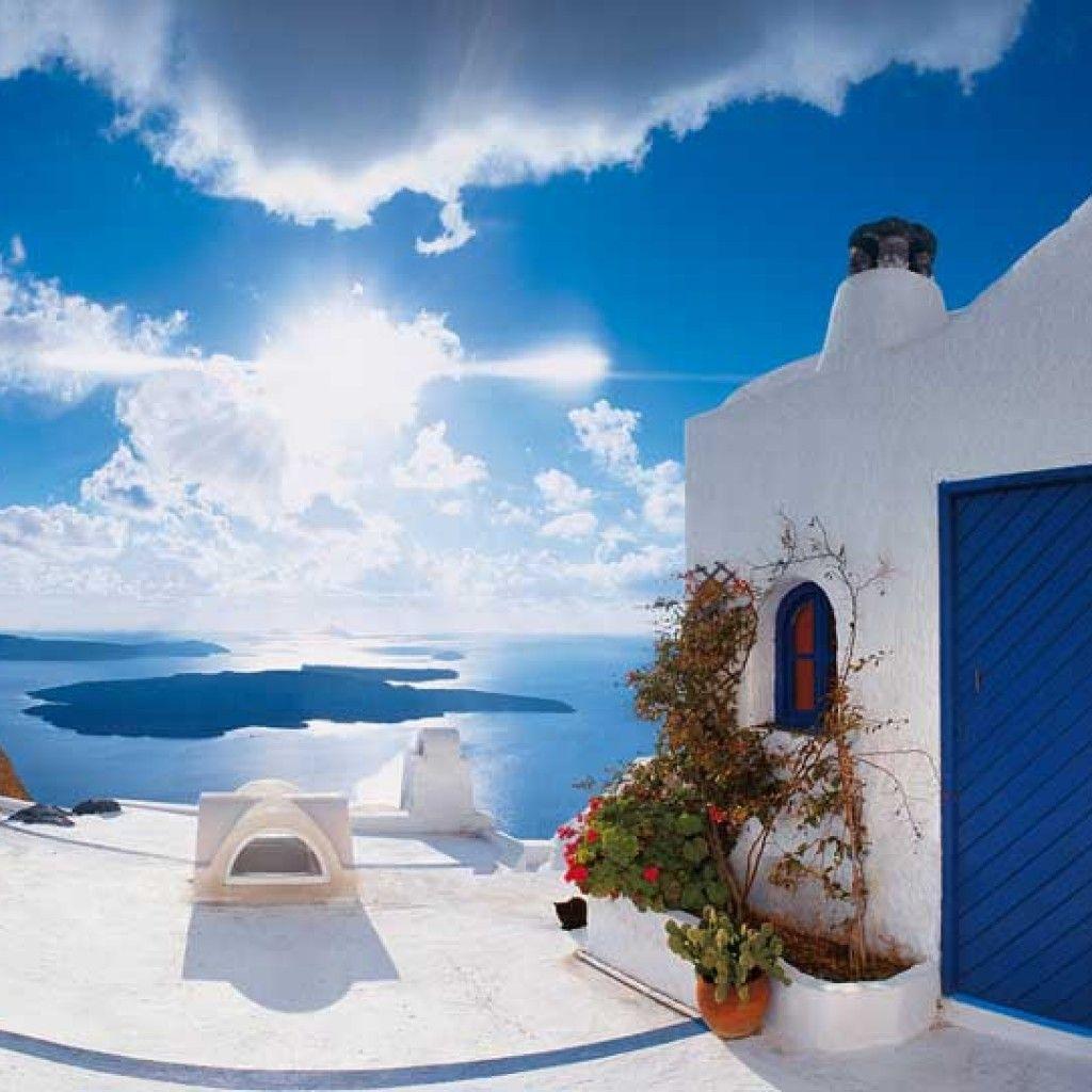 Santorini Wallpapers Mural