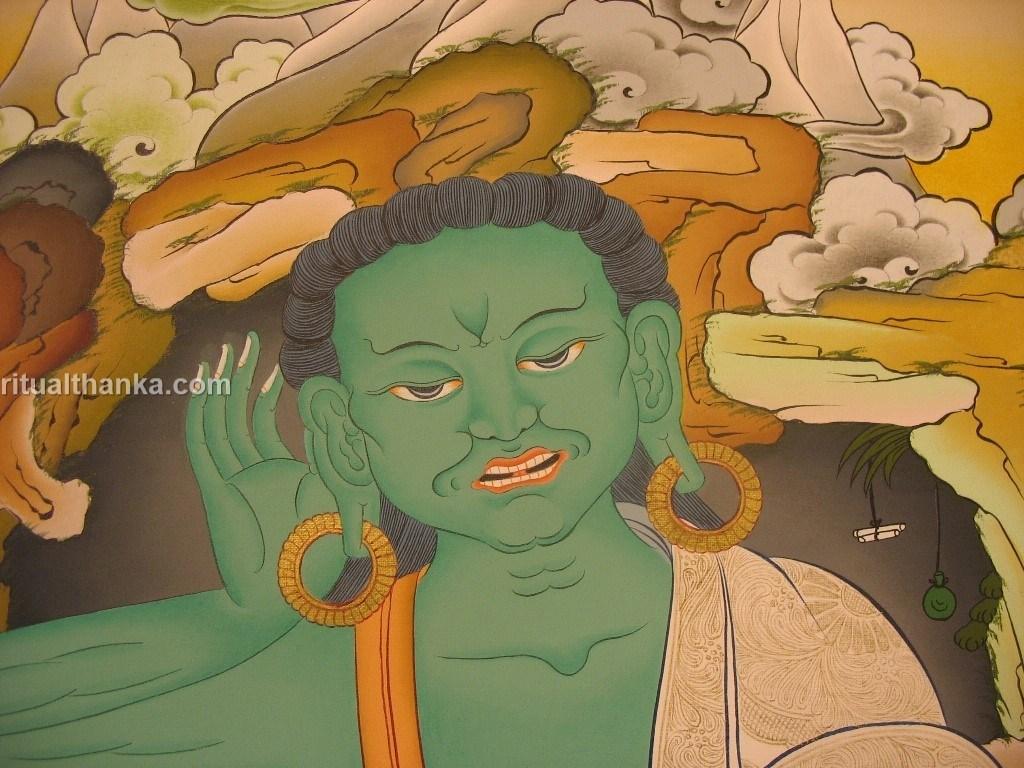 Guru Milarepa – Ritual Thanka