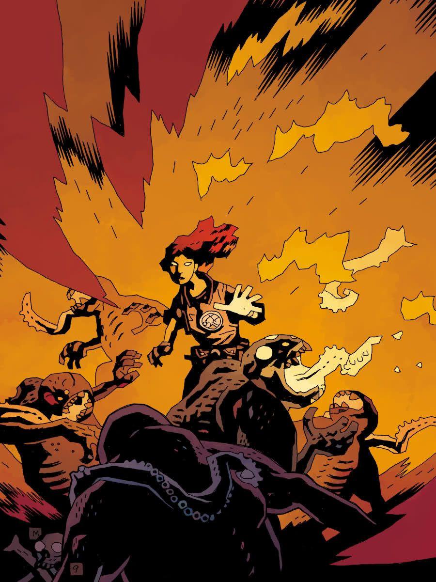 B.P.R.D. Special Agent Elizabeth ‘Liz’ Sherman by Mike Mignola