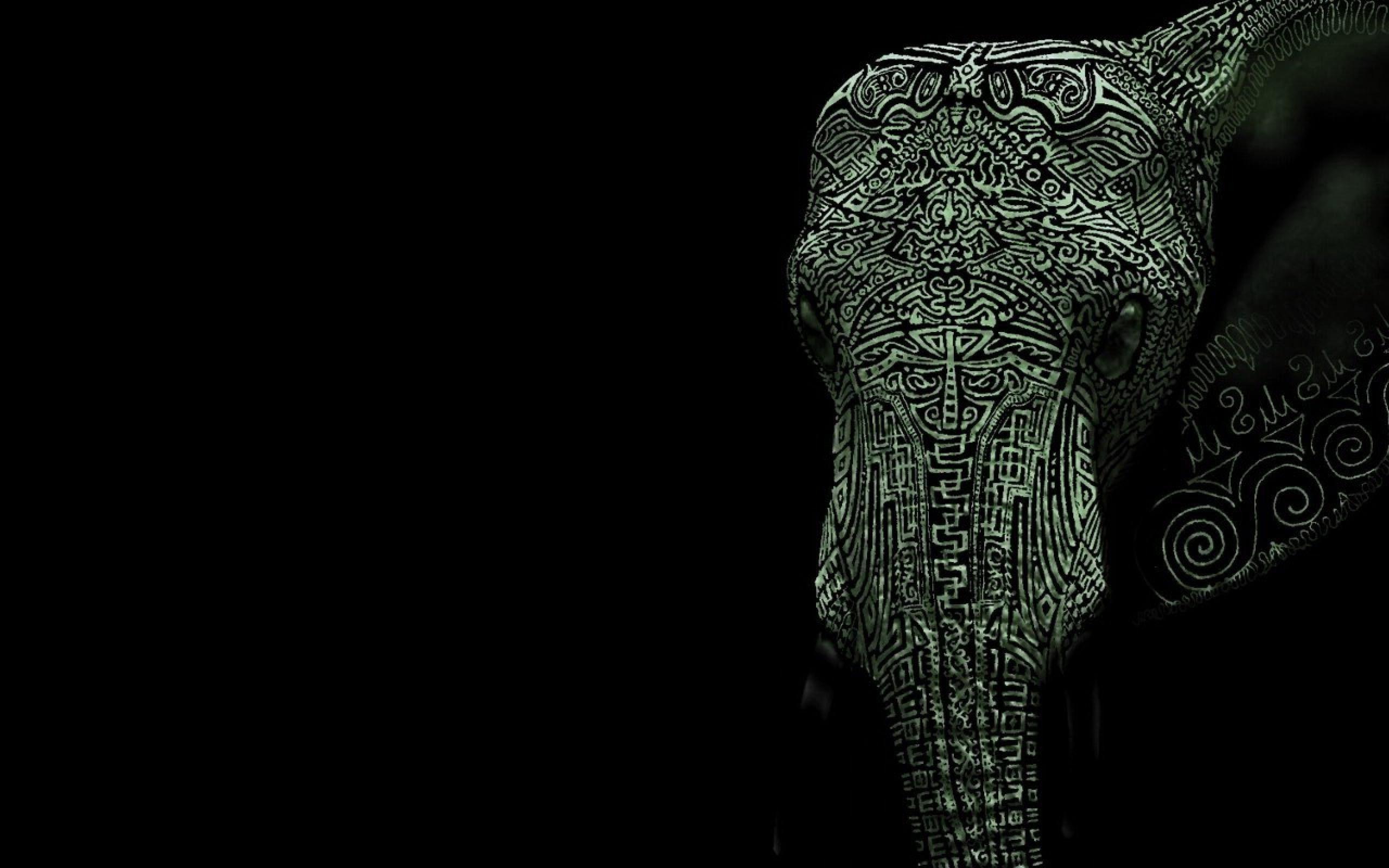 Tattooed elephant Wallpapers #