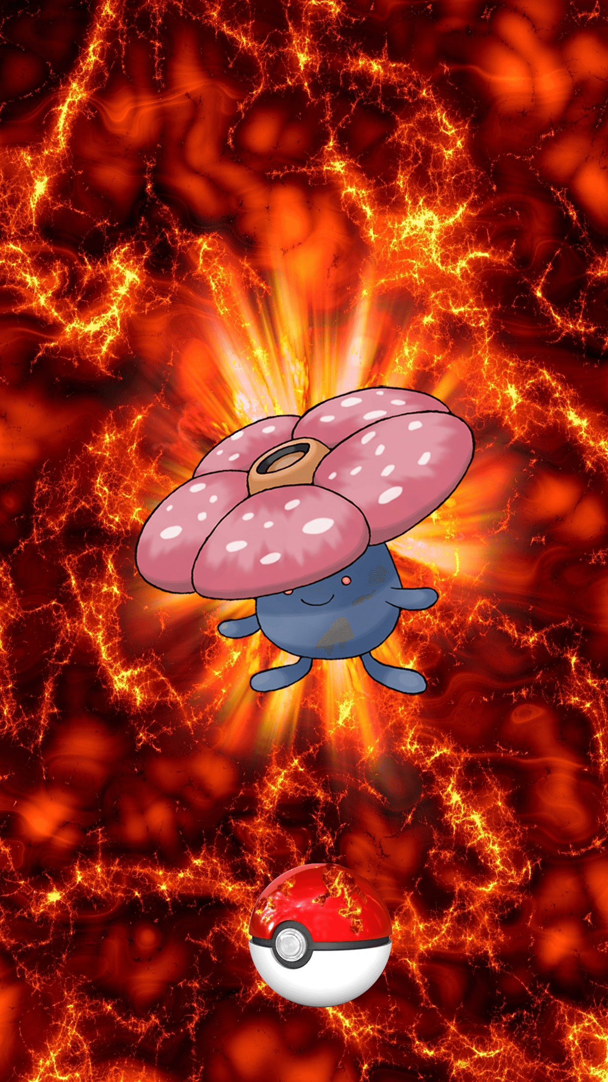 045 Fire Pokeball Vileplume Ruffresia Gloom