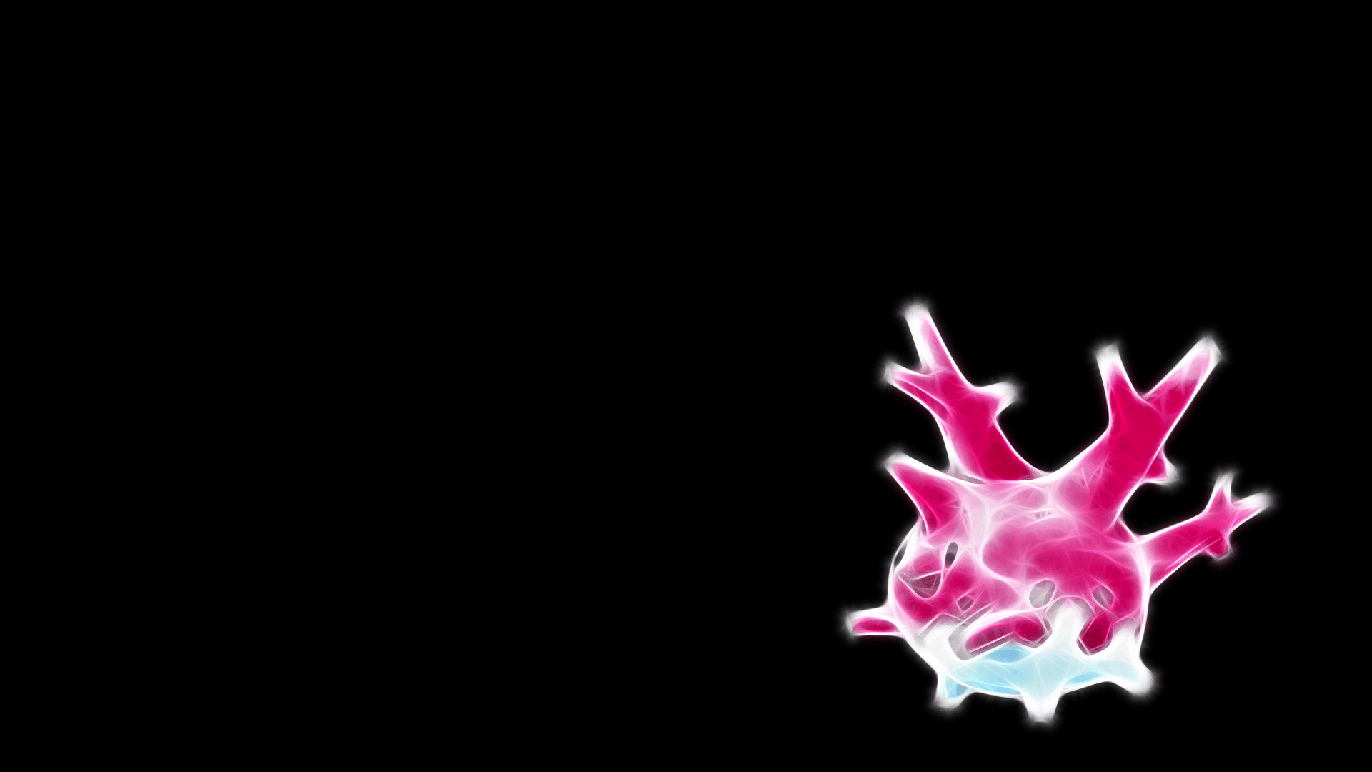 ScreenHeaven: Corsola Pokemon black backgrounds desktop and mobile