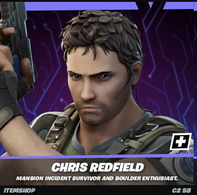 Chris Redfield Fortnite wallpapers