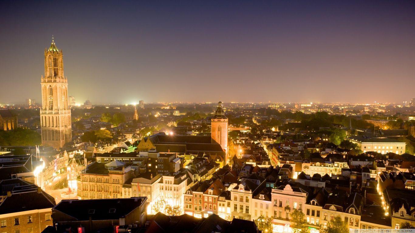 Dom Tower, Utrecht, Netherlands HD desktop wallpapers : Widescreen