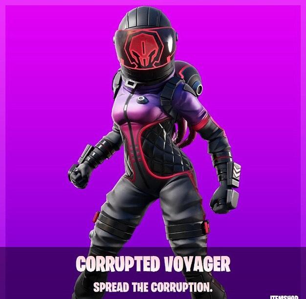 Corrupted Voyager Fortnite wallpapers