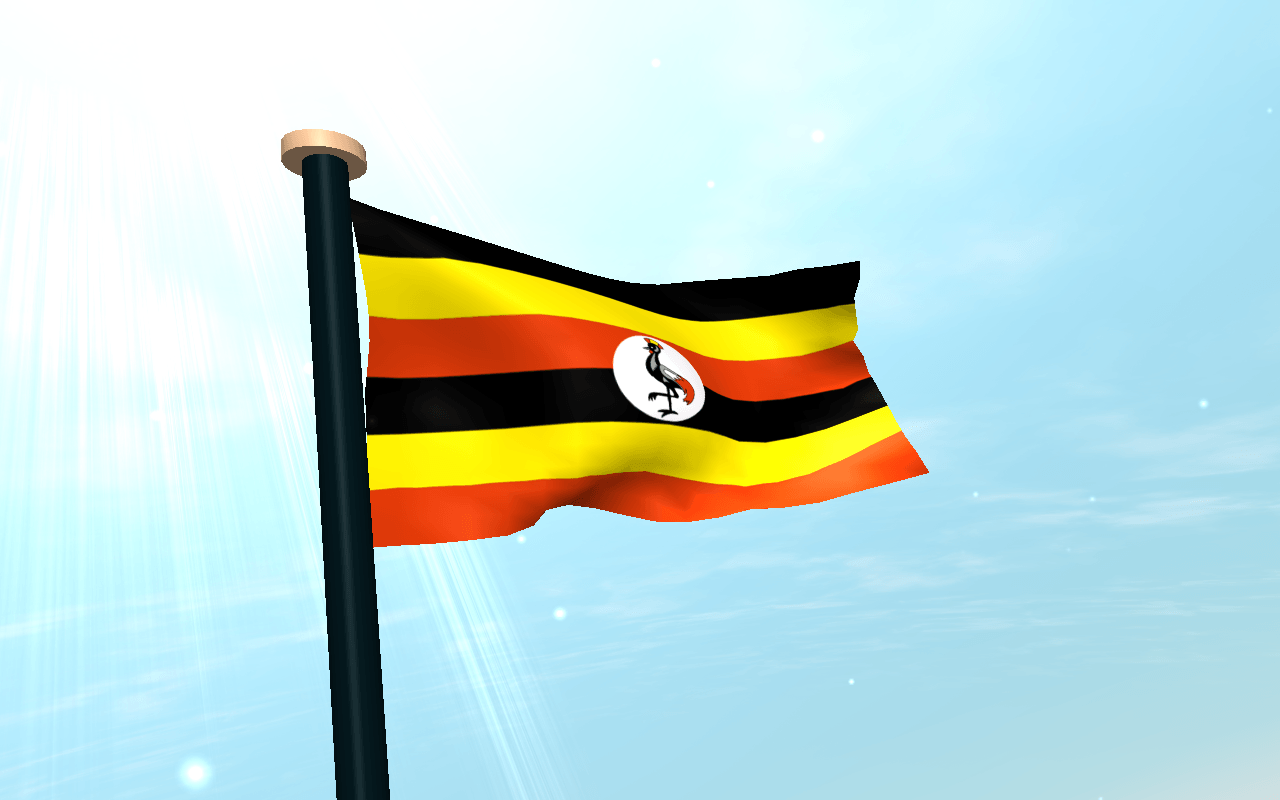 Uganda Flag 3D Free Wallpapers