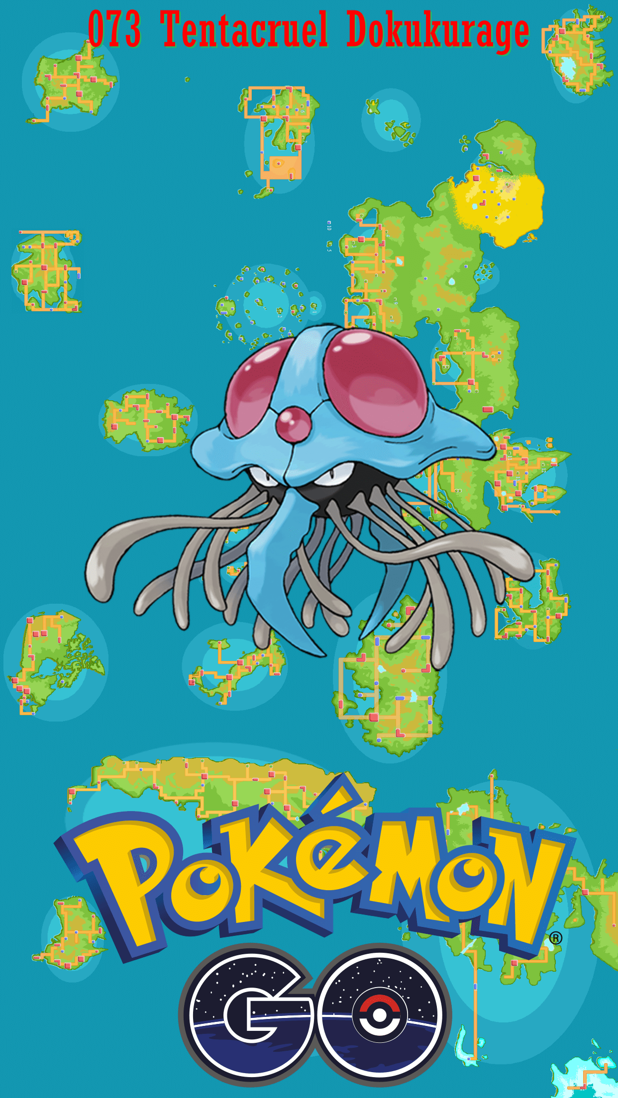 073 Street Map Tentacruel Dokukurage