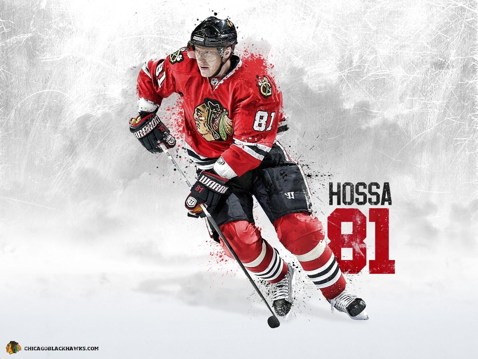 Hockey nhl chicago blackhawks marian hossa h wallpapers