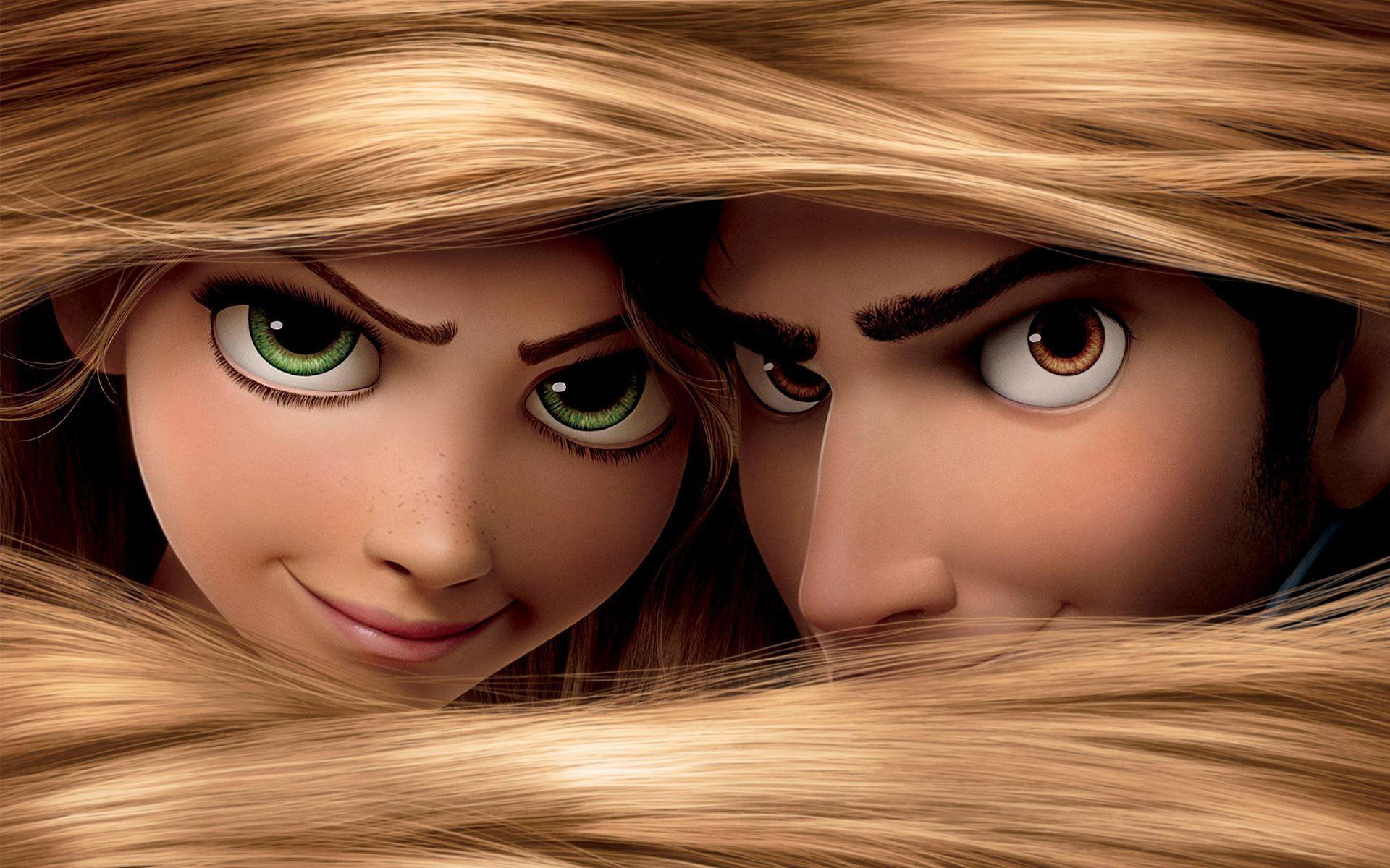 Romantic Tangled Rapunzel And Flynn Rider HD Wallpapers