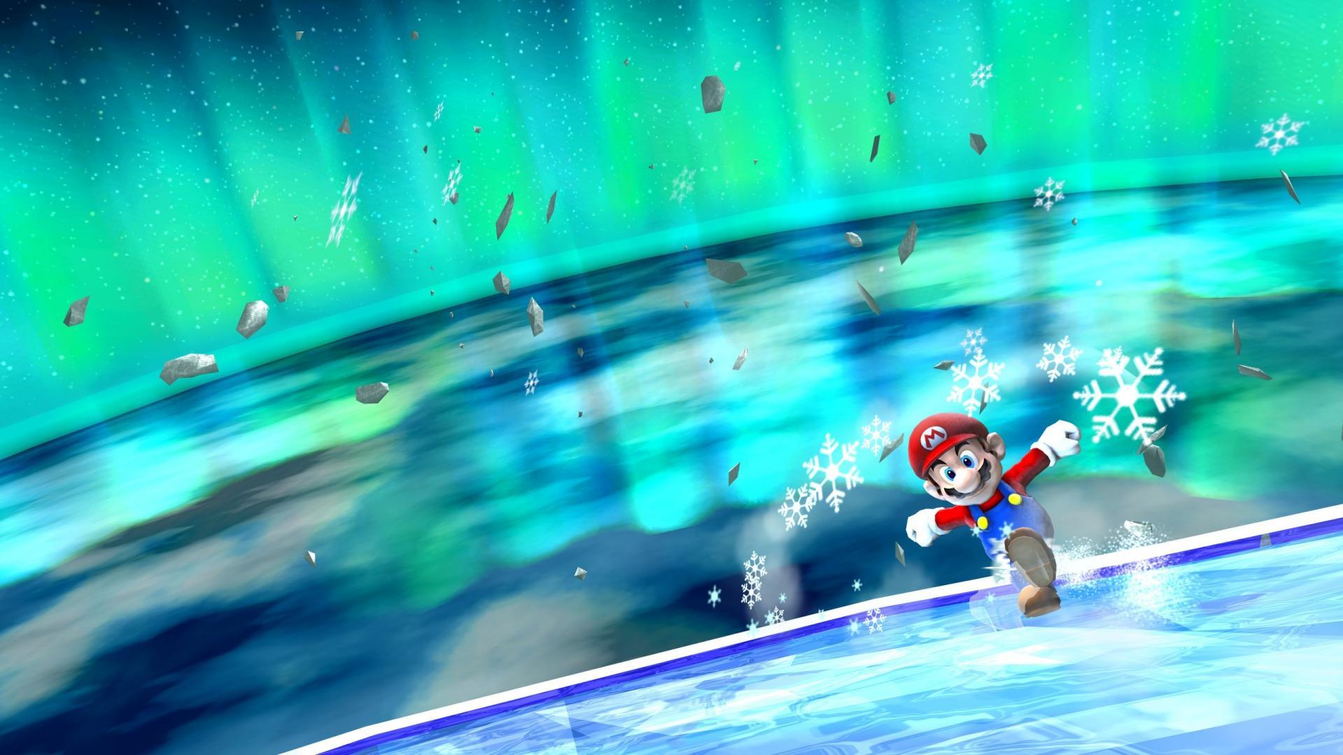 Video games super mario galaxy wallpapers