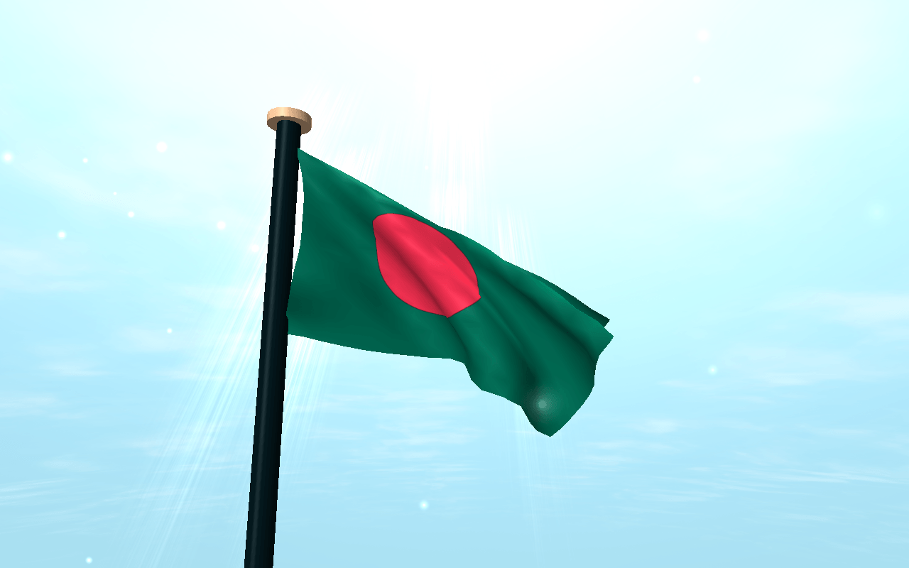 Bangladesh Flag 3D Free