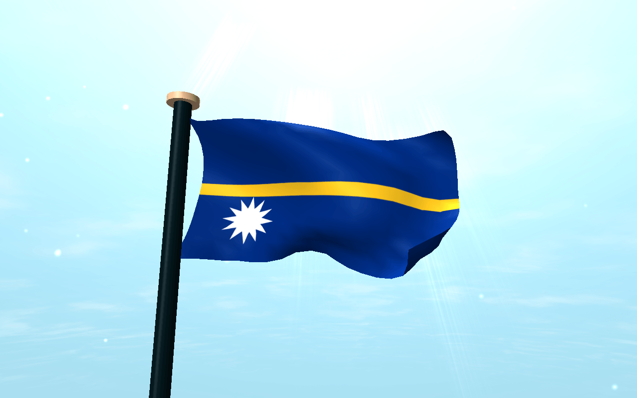 Nauru Flag 3D Live Wallpapers
