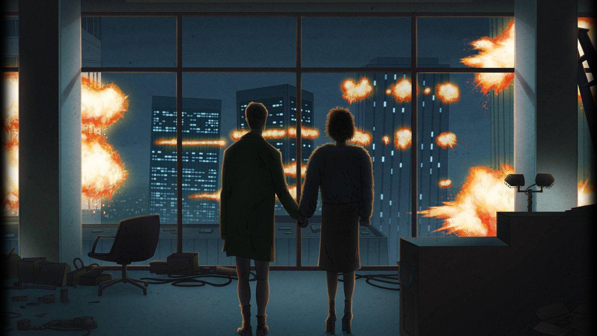 Wallpaper: Fight Club Ending