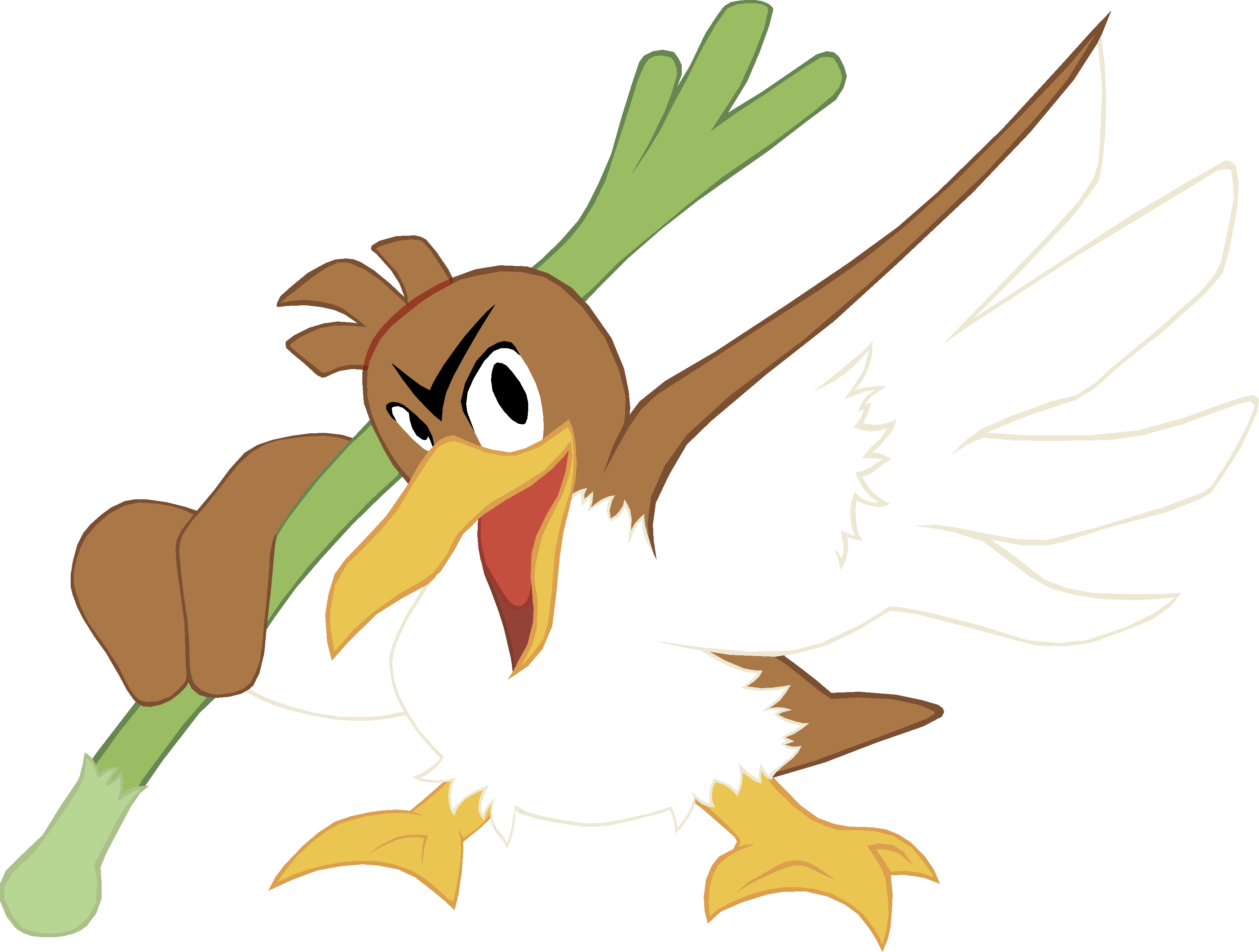 PokeBase~ Farfetch’d by YukiMemories