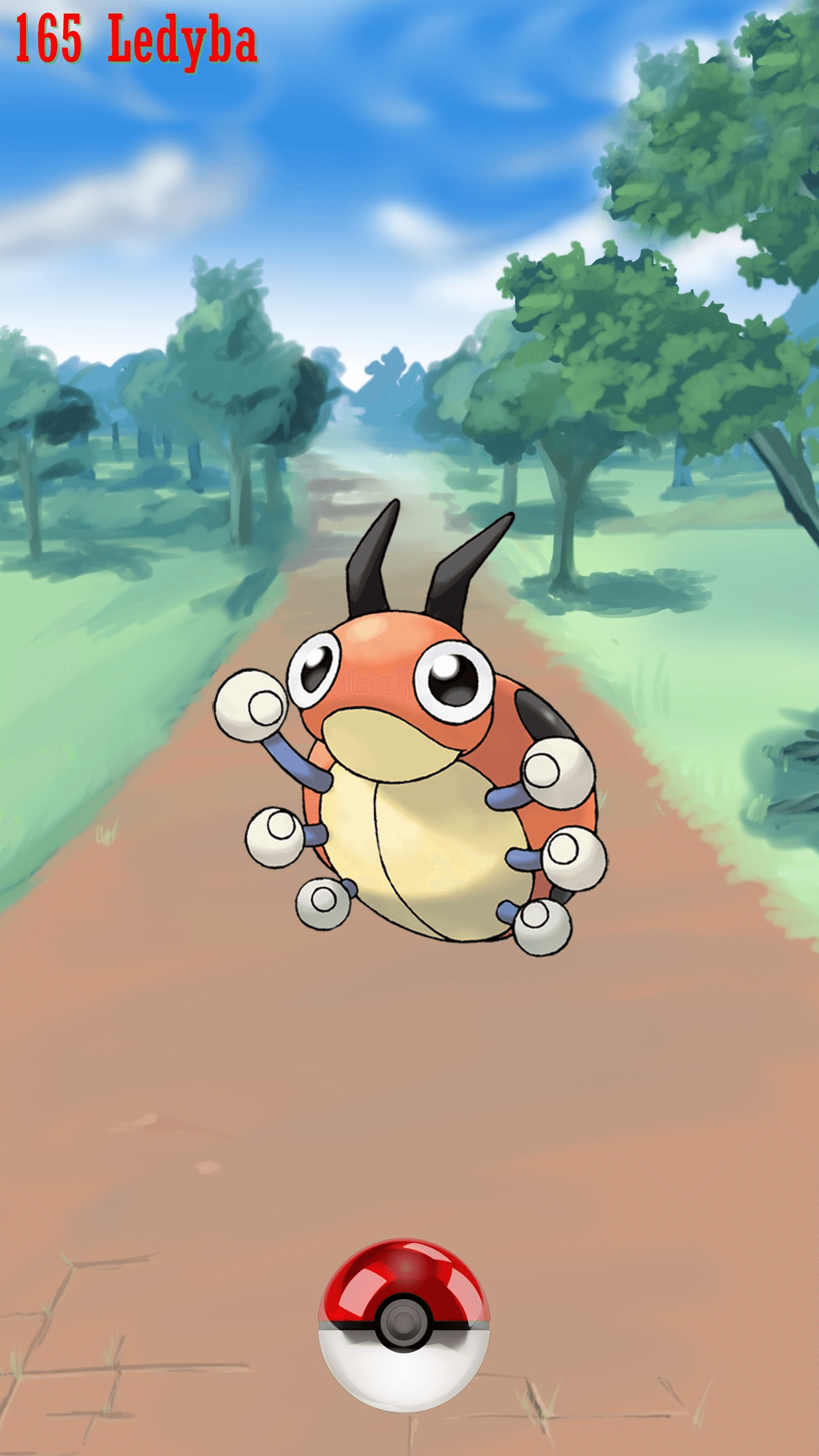 165 Street Pokeball Ledyba