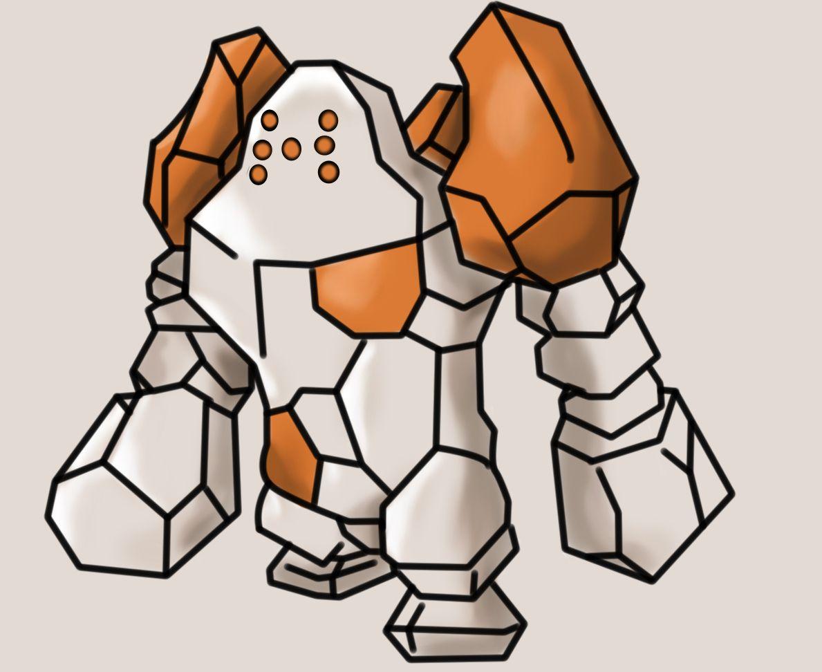 Regirock by Xingle