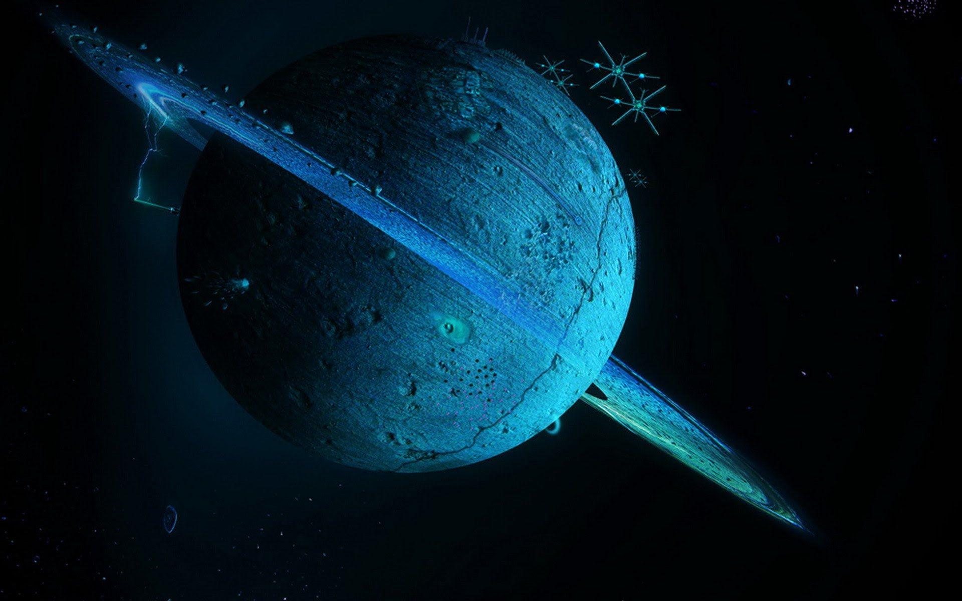Seventh blue planet Uranus wallpapers and image