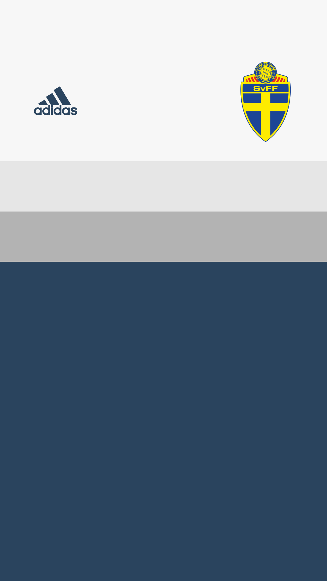 Sweden Away Shirt for EURO 2016 Wallpapers for iPhone and Android